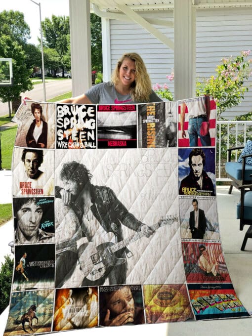 Bruce Springsteen Blanket Quilt CH - Goamazingstyle